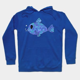 Blue Fish Hoodie